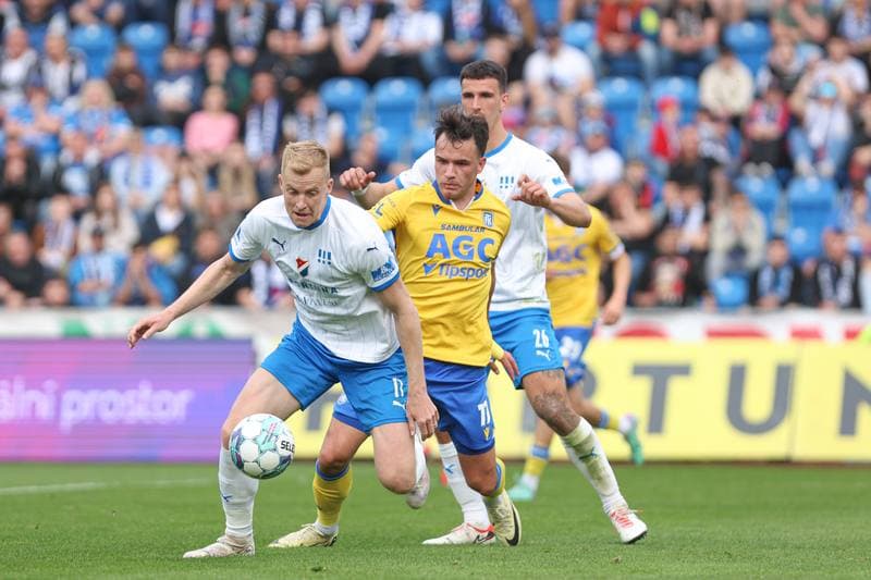 Football. Fortuna:Liga. Banik Ostrava - FK Teplice. 31.03.2024