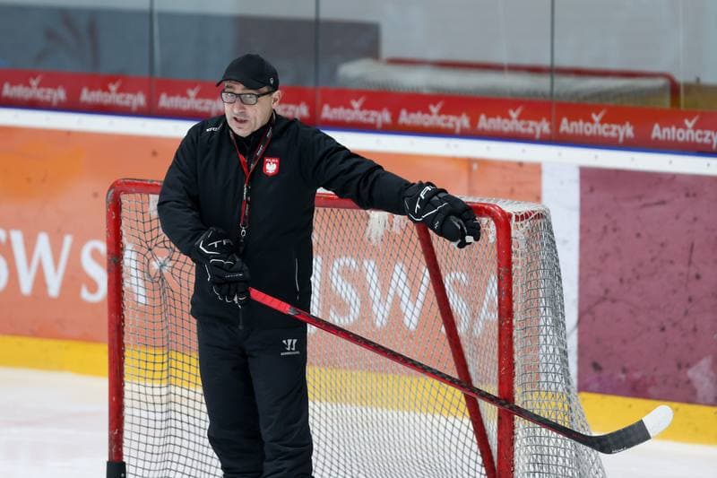 Ice Hockey. Poland national team. Training. 02.04.2024
