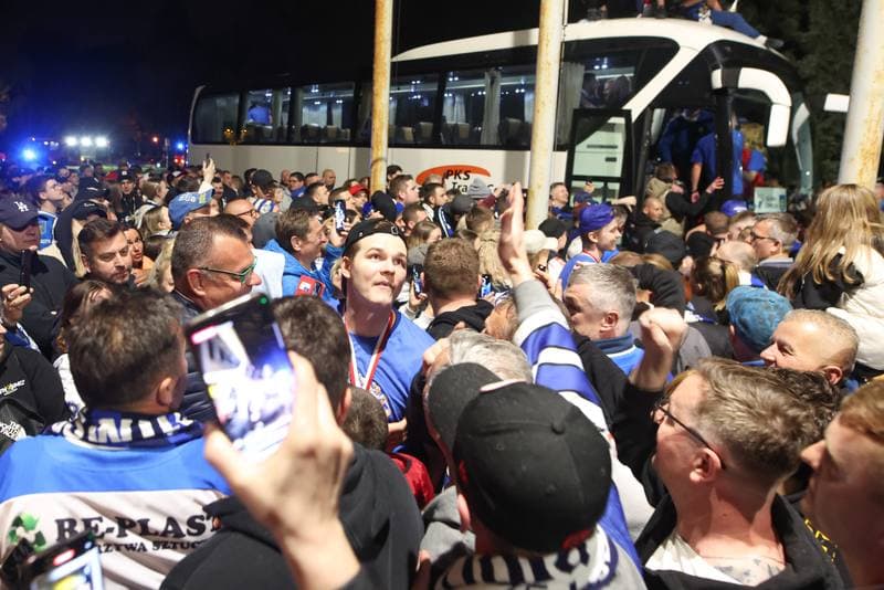 Ice Hockey. Re-Plast Unia Oswiecim. Welcome Ceremony. 15.04.2024