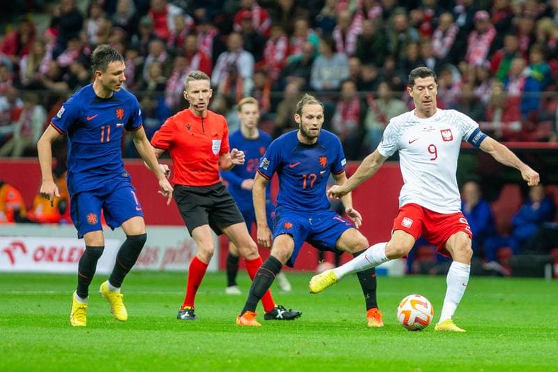 Football. UEFA Nations League. Poland - Netherlands. 22.09.2022