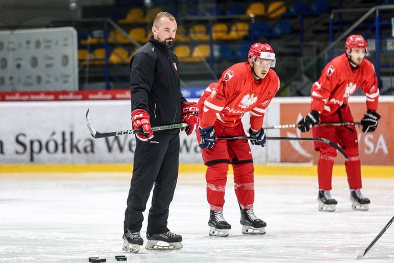 Ice Hockey. Poland national team. Training. 03.11.2024