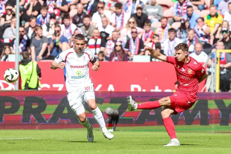 Football. PKO BP Ekstraklasa. Gornik Zabrze - Widzew Lodz. 27.04.2025