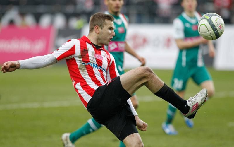 Football. T-Mobile Ekstraklasa. Cracovia Krakow - Slask Wroclaw. 02.03.2014