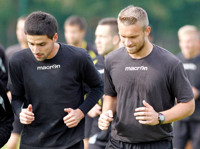 Football. GKS Katowice. Training. 28.05.2015