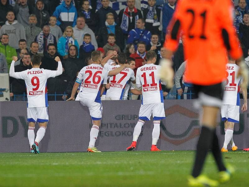 Football. T-Mobile Ekstraklasa. Ruch Chorzow - Gornik Zabrze. 04.10.2014