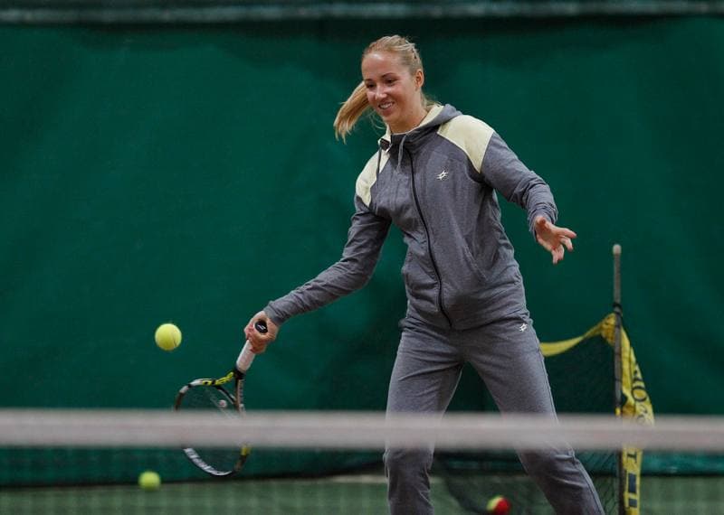 Tennis. II Liga. Training. 28.11.2014