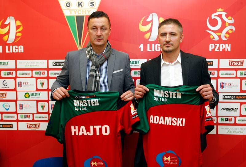 Football. GKS Tychy. Press Conference. 05.12.2014