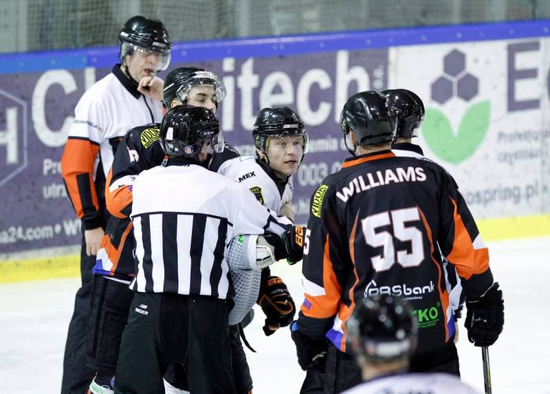 Ice Hockey. Polska Hokej Liga. Naprzod Janow - Ciarko KH Sanok. 14.12.2014