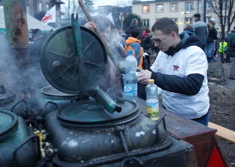 Coal Mining Protest. Bytom. 14.01.2015