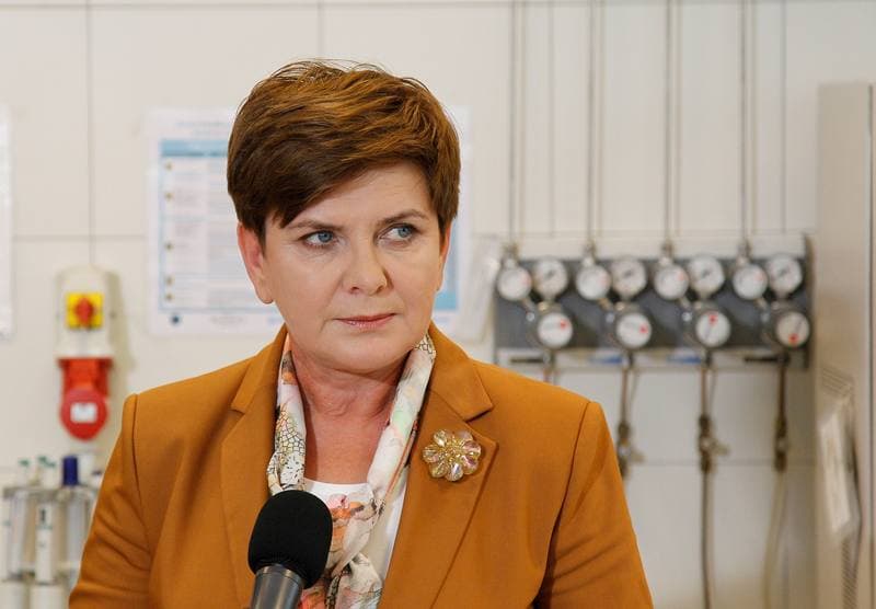 Beata Szydlo. Main Mining Institute. Press Conference. 05.10.2015
