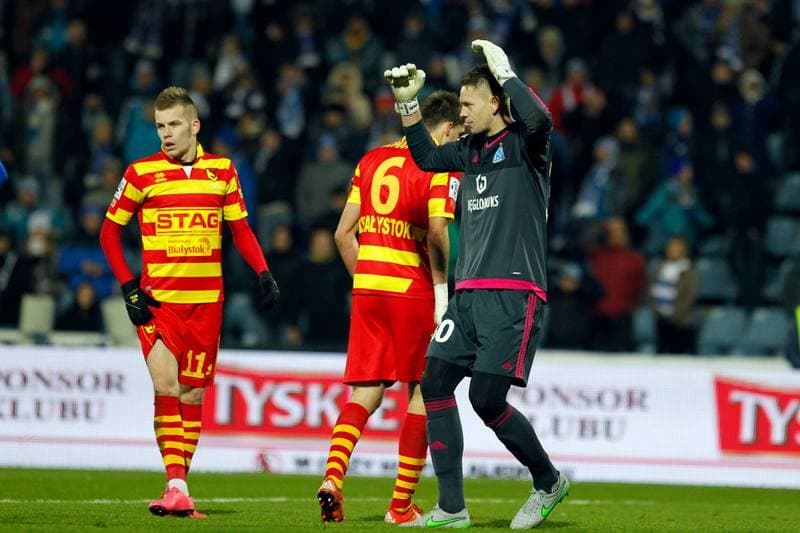 Football. T-Mobile Ekstraklasa. Ruch Chorzow - Jagiellonia Bialystok. 09.11.2014