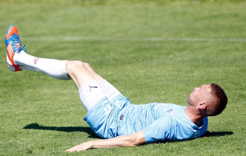 Football. Termalica Bruk-Bet Nieciecza. Training. 03.07.2015