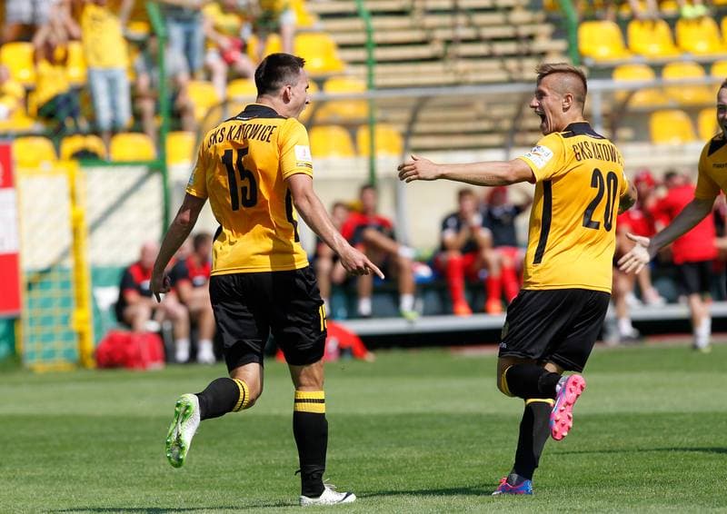 Football. I Liga. GKS Katowice - Widzew Lodz. 02.08.2014