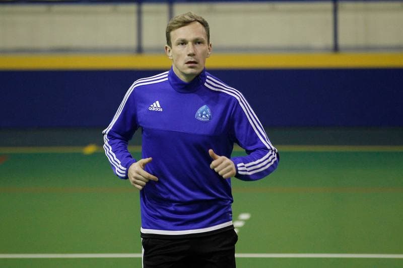 Football. Ruch Chorzow. Training. 07.01.2016