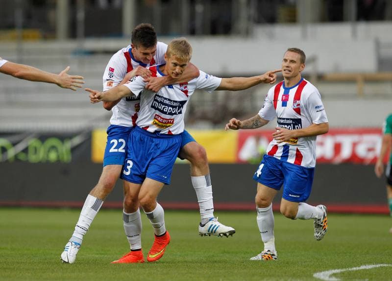 Football. T-Mobile Ekstraklasa. Podbeskidzie Bielsko Biala - GKS Belchatow. 18.08.2014