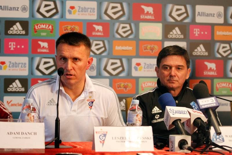 Football. Gornik Zabrze. Press Conference. 18.02.2016