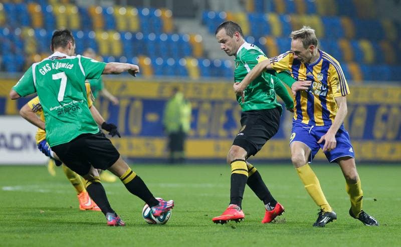 Football. I Liga. Arka Gdynia - GKS Katowice. 16.11.2014