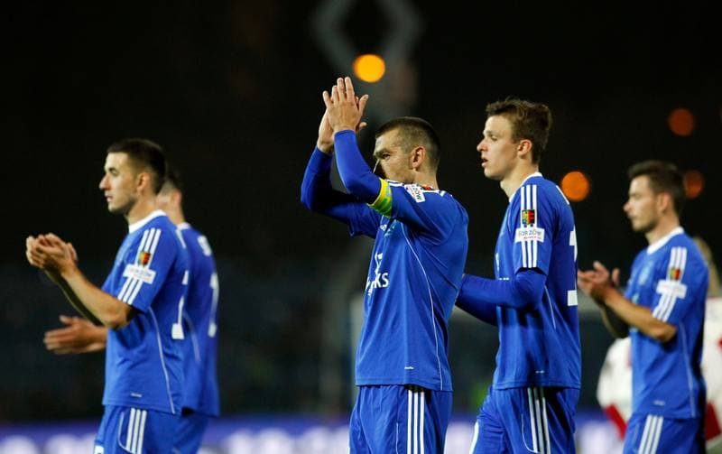 Football. T-Mobile Ekstraklasa. Ruch Chorzow - Pogon Szczecin. 06.03.2015