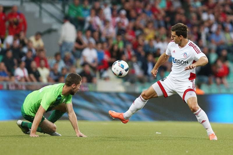 Football. Champions League. AS Trencin - Olimpija Ljubljana. 20.07.2016