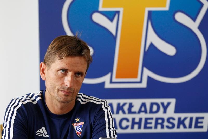 Football. Gornik Zabrze. Press Conference. 04.08.2016