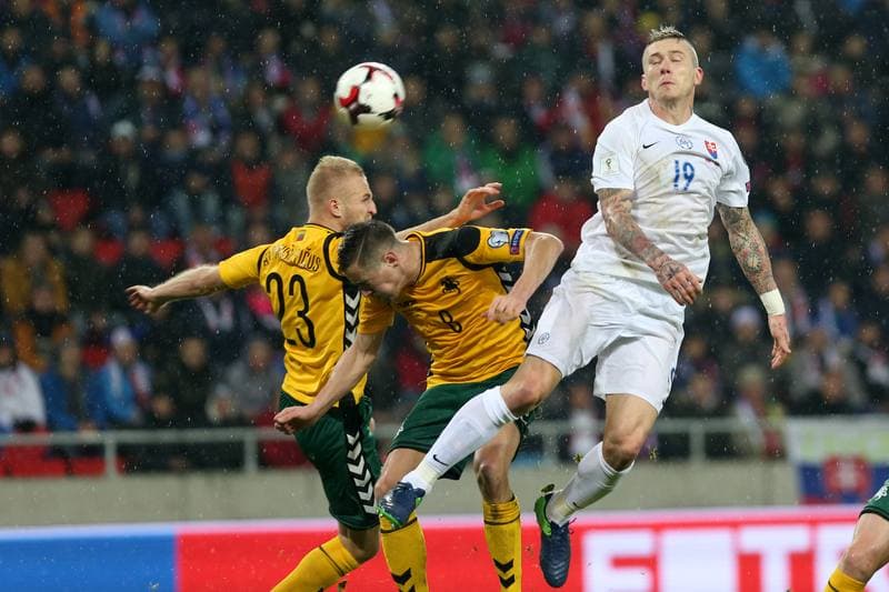 Football. World Cup Qualifiers. Slovakia - Lithuania. 11.11.2016