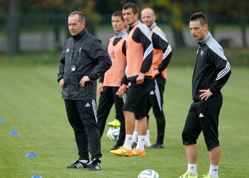 Football. GKS Katowice. Training. 28.05.2015