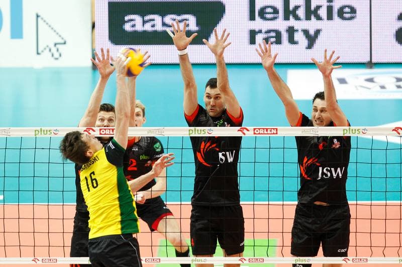 Volleyball. PlusLiga. GKS Katowice - Jastrzebski Wegiel. 28.03.2017