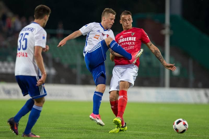 Football. Nice I Liga. Zaglebie Sosnowiec - Pogon Siedlce. 13.08.2017