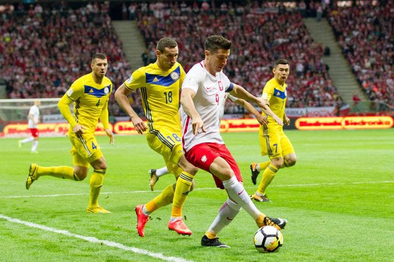 Football. FIFA World Cup Qualifiers. Poland - Kazakhstan. 04.09.2017