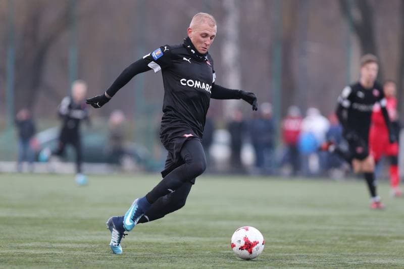Football. Sparing. Zaglebie Sosnowiec - Cracovia Krakow. 17.01.2018