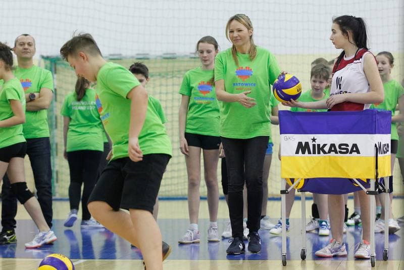 Volleyball. European Championship. Promotional Action. 05.12.2016