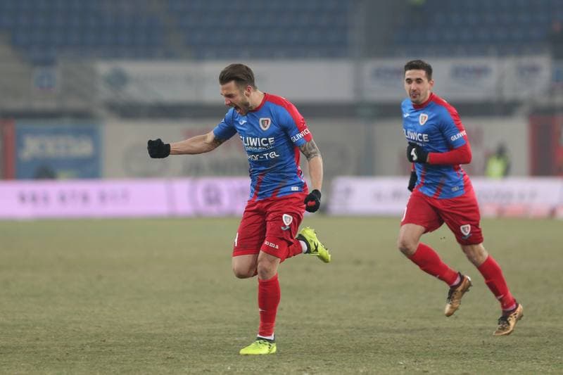Football. Lotto Ekstraklasa. Piast Gliwice - Gornik Zabrze. 03.03.2018