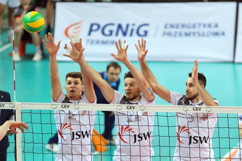 Volleyball. CEV Champions League. Jastrzebski Wegiel - ZAKSA Kedzierzyn-Kozle. 14.03.2018