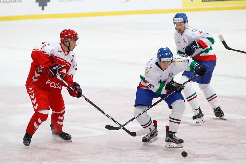 Ice Hockey. Euro Ice Hockey Challenge. Poland - Italy. 11.02.2017