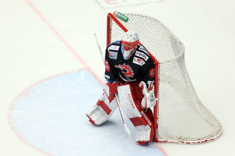 Ice Hockey. TipSport Extraliga. Ocelari Trinec - Mountfield Hradec Kralove. 02.04.2018