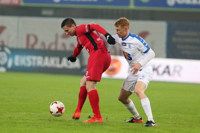 Football. Lotto Ekstraklasa. Piast Gliwice - Lech Poznan. 18.02.2017