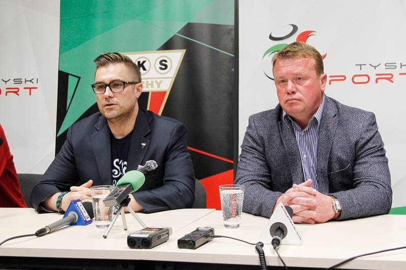 Ice Hockey. GKS Tychy. Press Conference. 08.05.2017