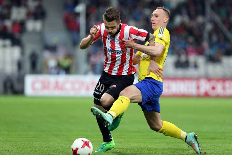 Football. Lotto Ekstraklasa. Cracovia Krakow - Arka Gdynia. 08.05.2017