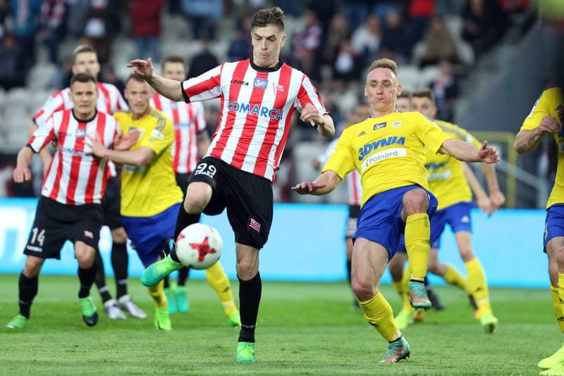 Football. Lotto Ekstraklasa. Cracovia Krakow - Arka Gdynia. 08.05.2017