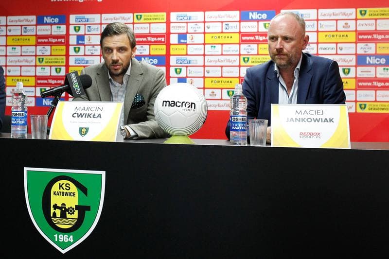 Football. GKS Katowice. Press Conference. 21.06.2018