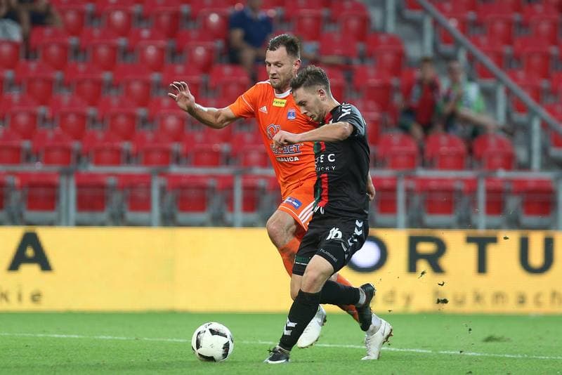 Football. Fortuna I Liga. GKS Tychy - Bruk-Bet Termalica Nieciecza. 11.08.2018