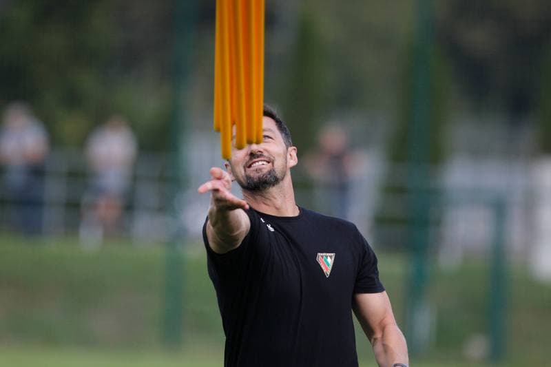 Football. Zaglebie Sosnowiec. Training. 06.09.2018
