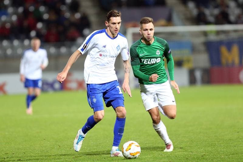 Football. UEFA Europa League. FK Jablonec - Dynamo Kyiv. 04.10.2018