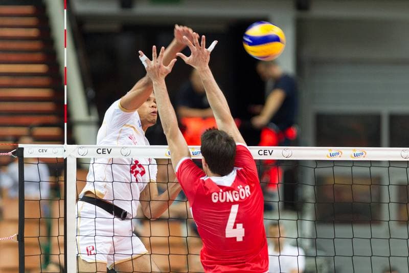 Volleyball. CEV EuroVolley 2017. Turkey - France. 28.08.2017