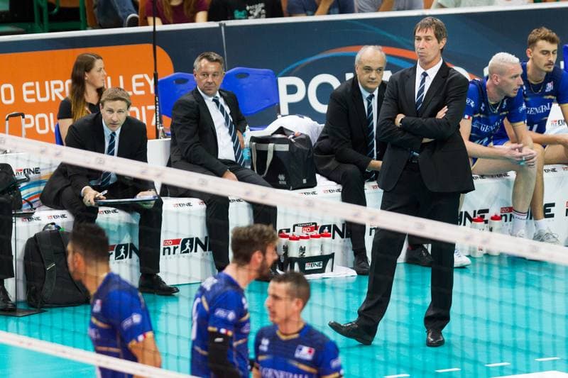 Volleyball. EuroVolley 2017. France - Czech Republic. 30.08.2017