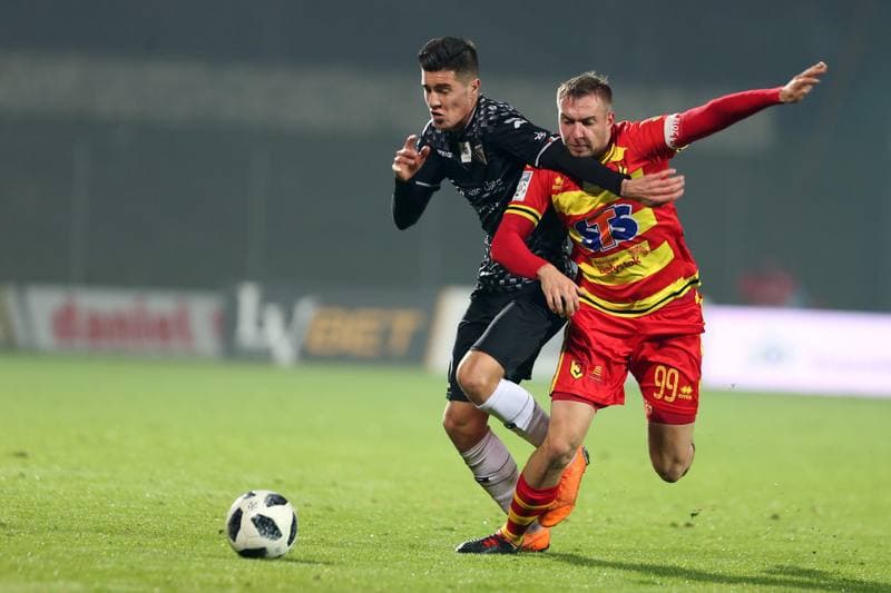 Football. Lotto Ekstraklasa. Zaglebie Sosnowiec - Jagiellonia Bialystok. 05.11.2018