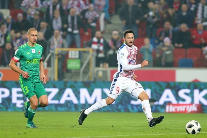 Football. Lotto Ekstraklasa. Gornik Zabrze - Slask Wroclaw. 09.11.2018