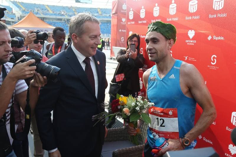 Athletics. PKO Silesia Marathon. Wojciech Saluga - Damian Pieterczyk. 01.10.2017