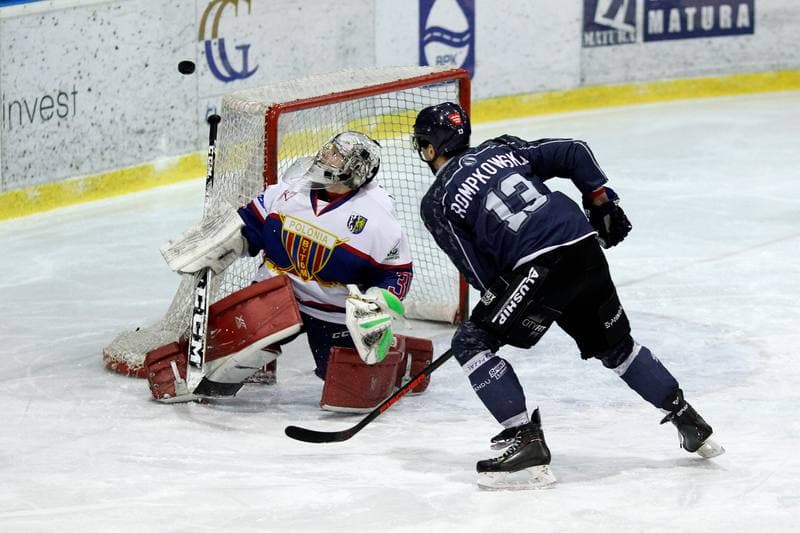 Ice Hockey. Polska Hokej Liga. Polonia Bytom - Automatyka Gdansk. 21.01.2018