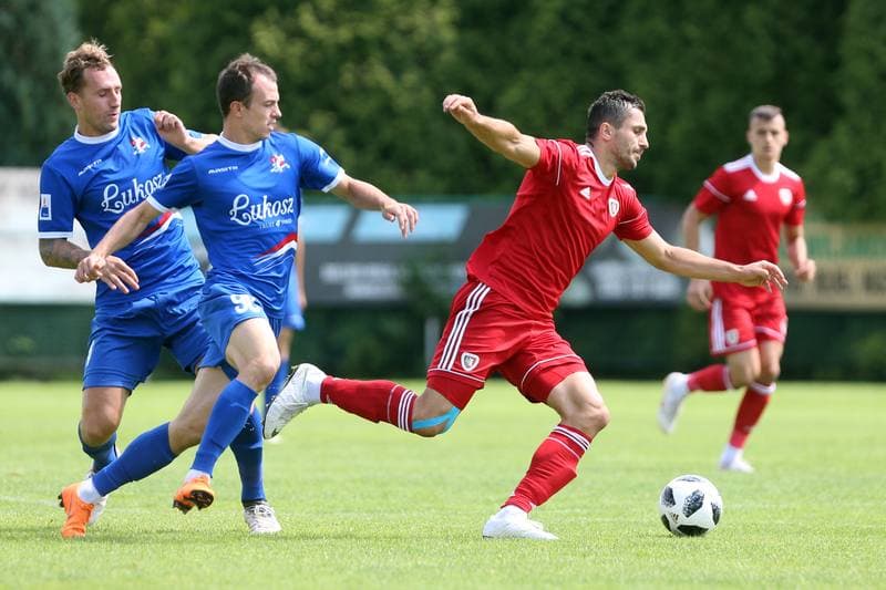 Football. Sparing. Podbeskidzie Bielsko-Biala - Piast Gliwice. 07.07.2018